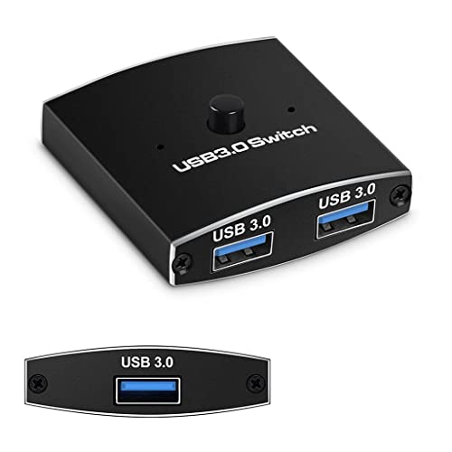 Verilux USB Switch,KVM Switch, Bi-Directional USB Switcher, 2 Port USB Sharing Switch,USB Peripheral Switcher Box Hub for 2 Computers Share Keyboard Mouse Scanner Printer (2 in 1 Out / 1 in 2 Out) Verilux USB Switch,KVM Switch, Bi-Directional USB Switcher, 2 Port USB Sharing Switch,USB Peripheral Switcher Box Hub for 2 Computers Share Keyboard Mouse Scanner Printer (2 in 1 Out / 1 in 2 Out)